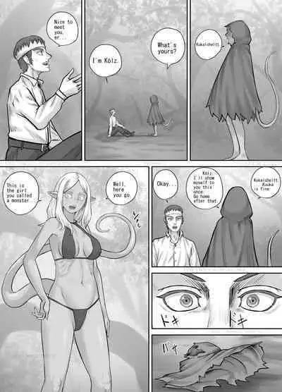 [DODOMESU3SEI] Mori ni Sumu Kaibutsu no Onnanoko no Hanashi [English]