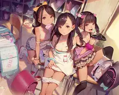 [MonsieuR (MUK)] Otoko de asobu mesugaki-chan tachi illustration set 2020-2023 [Textless]