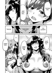 [Uchuusen Shoujigou (Shouji Nigou)] Takkun to Oni no Onee-san | Takkun and the Oni Onee-san [English] [q91] [Digital]