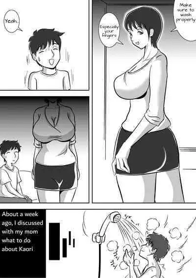 [Momoziri Hustle Dou] Imouto no Onanie o Tetsudau Ani Sore o Mimamoru Haha | A mother who watches her son finger his little sister [English]