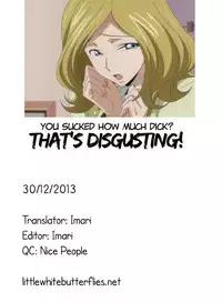 (C83) [Blue Bean (Kaname Aomame)] C2lemon@M (Code Geass: Lelouch of the Rebellion) [English] =LWB=