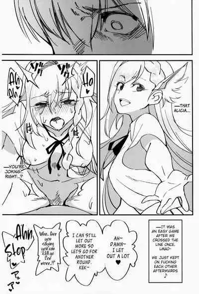 (C97) [Dokudami (Okita Ababa)] Onna Kishi na Osananajimi ga Yarichin ni NTRreta Hanashi [English] =NSS=