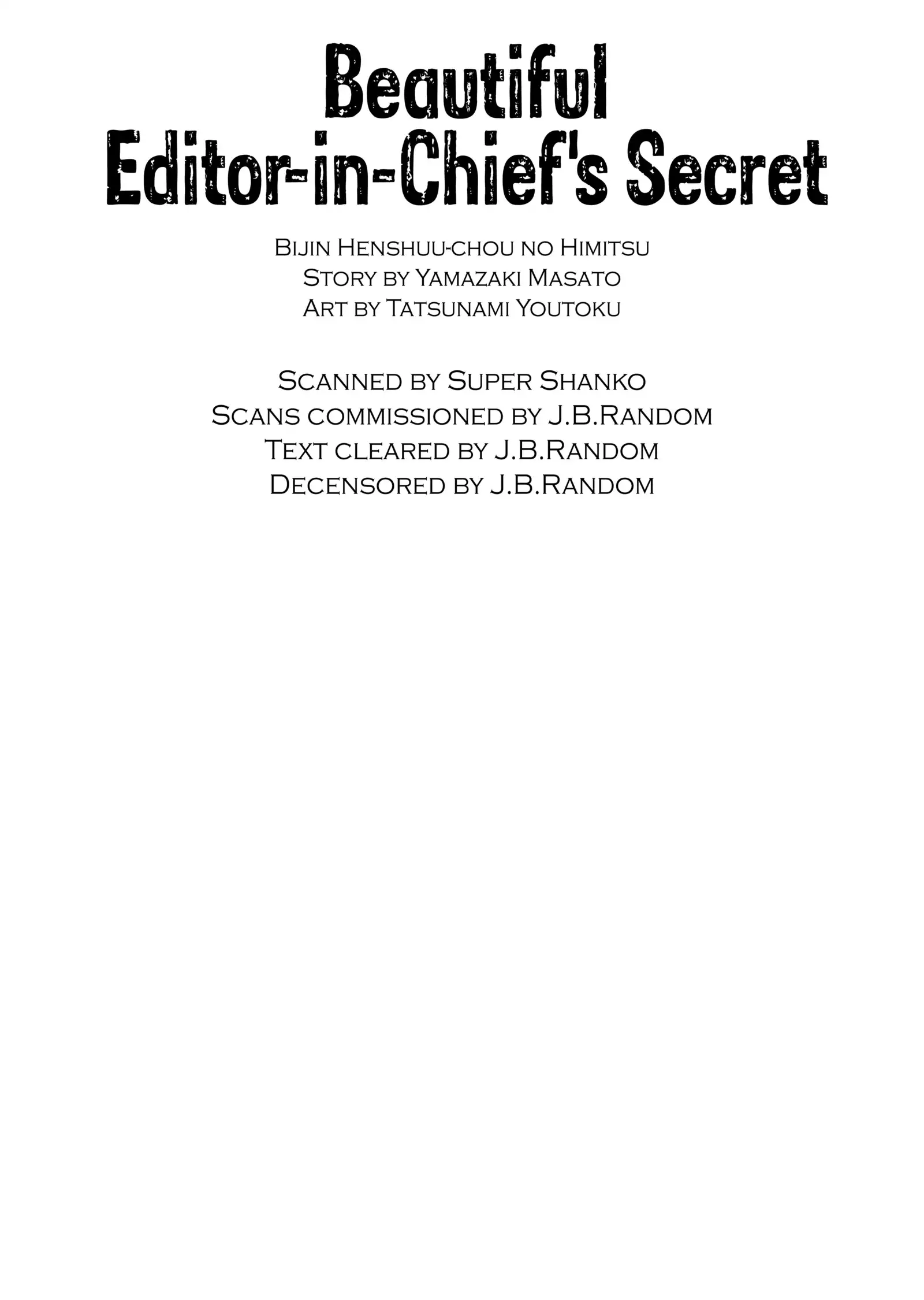 Bijin Henshuu-chou no Himitsu | Beautiful Editor-in-Chief's Secret Ch. 1-2