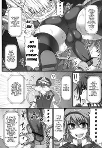 (Kouroumu 9) [Stapspats (Hisui)] Gensoukyou Futanari Chinpo Wrestling 3 - Kamen Ningyou Tsukai "A" VS Devil Nitori (Touhou Project) [English] [robypoo]