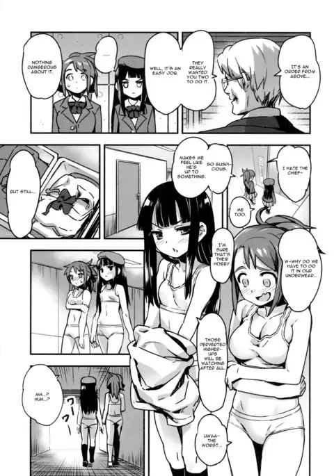 Hadakahime Honoka San Kyodai Osubuta vs Chounouryoku Shoujo!