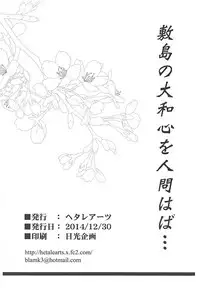 (C87) [Hetalearts (BLACKHEART)] Shikishima no Yamato-gokoro o Hito Towaba... (Kantai Collection -KanColle-)
