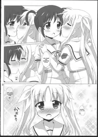 (C83) [Goberazzo (Mukaibi Aoi)] Onnanoko Doushi dakedo Ai sae Areba Kankeinai yo ne (Mahou Shoujo Lyrical Nanoha) [English] [GM_Highlander]