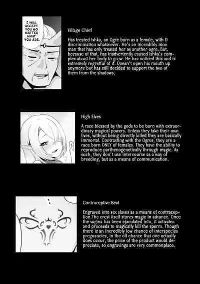 Elf to Orge ga Love-love Ecchi suru Ohanashi | Passionate Ogre And Elf Sex