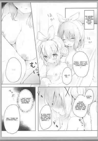 (C105) [Ame Usagi (Amedamacon)] Chino-chan to Hokahoka Ofuro Ecchi | Steaming Bath Sex with Chino-chan (Gochuumon wa Usagi desu ka?) [English] [Lolitist]
