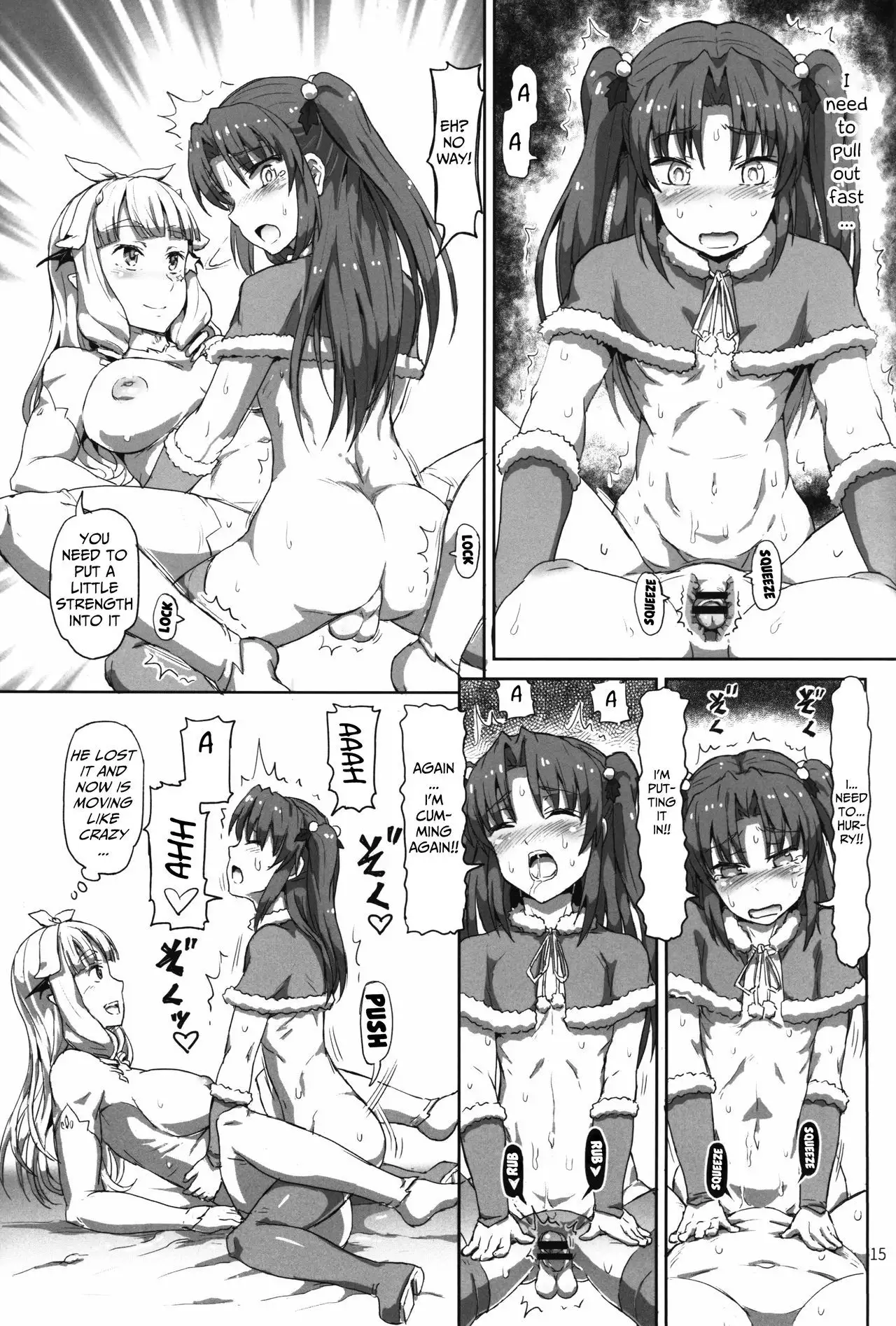 Onee-sama na Succubus to Josou Santa-chan｜Mature Succubus and Young Santa-chan