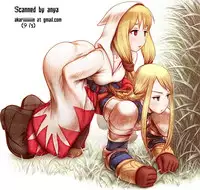 (Reitaisai 10) [Happiness Milk (Obyaa)] Nikuyokugami Gyoushin - tentacle and hermaphrodite and two girls - (Touhou Project)