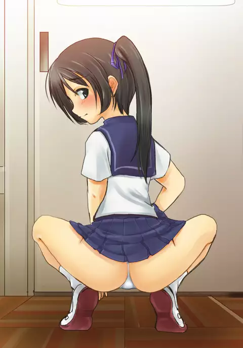 教室でおしっこする妹