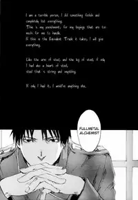 (C65) [Nicol Nicola Nicolas, GD-mechano (Nico, Izumi Yakumo)] Solitude (Fullmetal Alchemist) [English] [Neutral] [Incomplete]