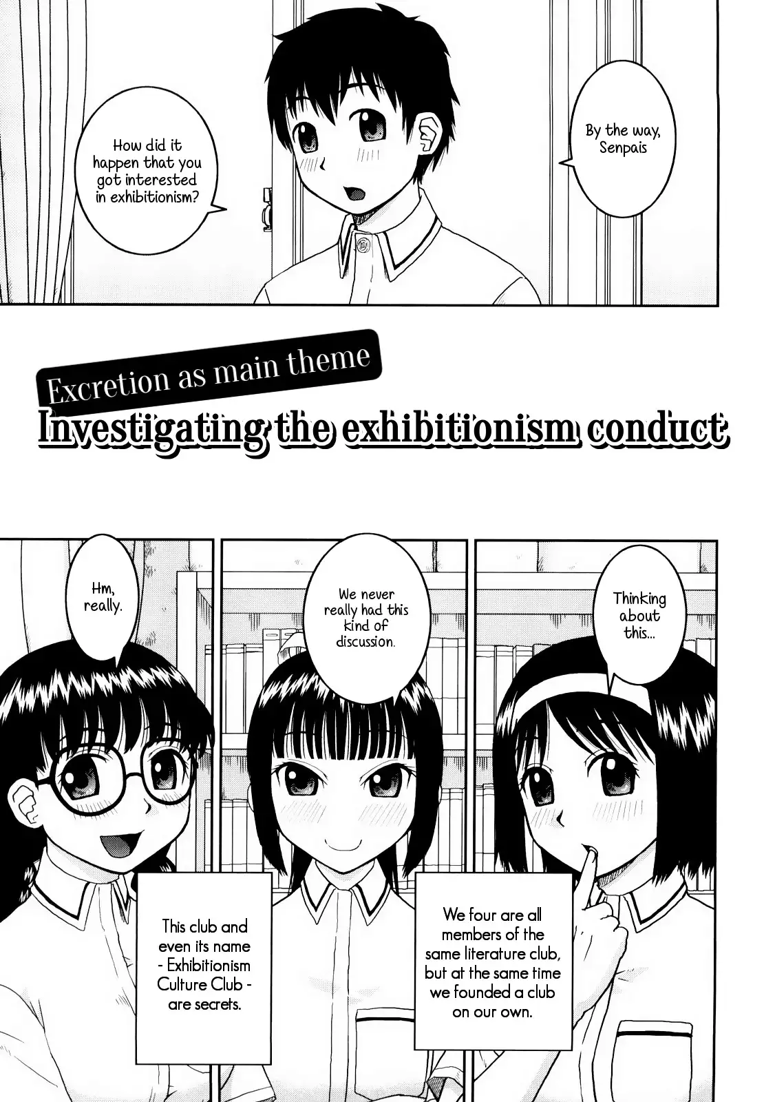 Bunkakei Roshutsu Aikoukai | Exhibitionism Culture Club Ch. 1-4