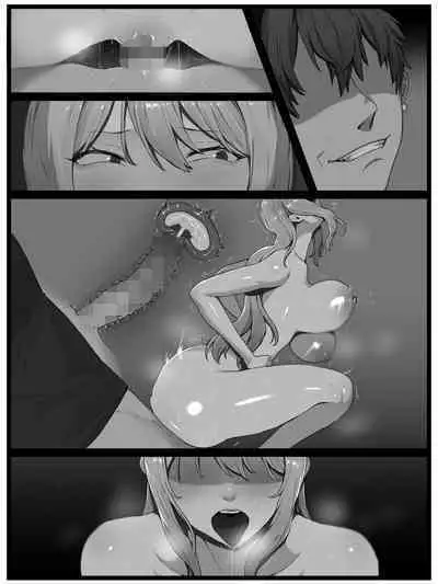 Yokkyuu Fuman no Kinpatsu Hitozuma o Izanatte mitara Akkenaku Chinochi shimashita | 嘗試遨請欲求不滿的金髮人妻後輕而易舉的讓她為雞雞墮落