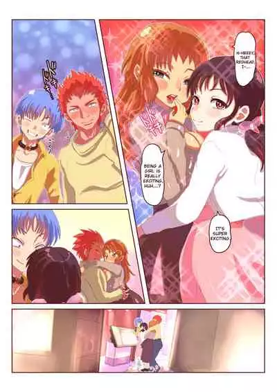 [InuCream (InuCreamice)] Slime-ka shita Boku to Nottori Gokugoku Nyotaika Taiken [English] [ChoriScans]