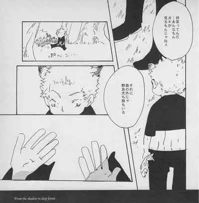 深い森の影から