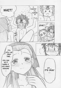 [Ukkaridou (Inari Satsuki, Shimazu Isami)] Ai to Yuuki no Two Platoon | Two Platoons of Love and Courage (Digimon Adventure) [English]