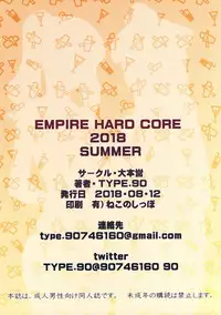 (C94) [Daihonei (TYPE.90)] EMPIRE HARD CORE 2018 SUMMER (Hinamatsuri) [English] [Fated Circle]
