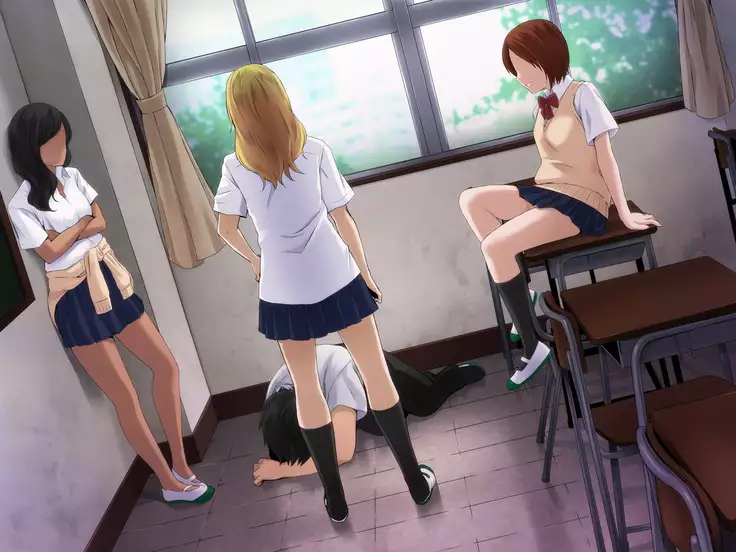 Kyousei Netorare Seitokaichou ~Chinpira no Nikubou o Musaboru Boku no Kanojo~