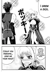 (C82) [SKUG (BUSHI)] Saber ni Chinko ga Haeru Hon | Saber Grew a Dick (Fate/Zero) [English] =SW=