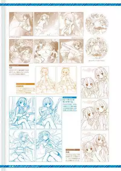 Daitoshokan no Hitsujikai Visual Fan Book Houkago Shippo Days & Dreaming Sheep Visual Fan Book