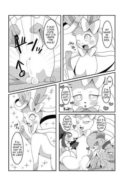 Yarichinphia no Aku Type Viking! | Sex-Crazed Sylveon's Dark-Type Sex Buffet!