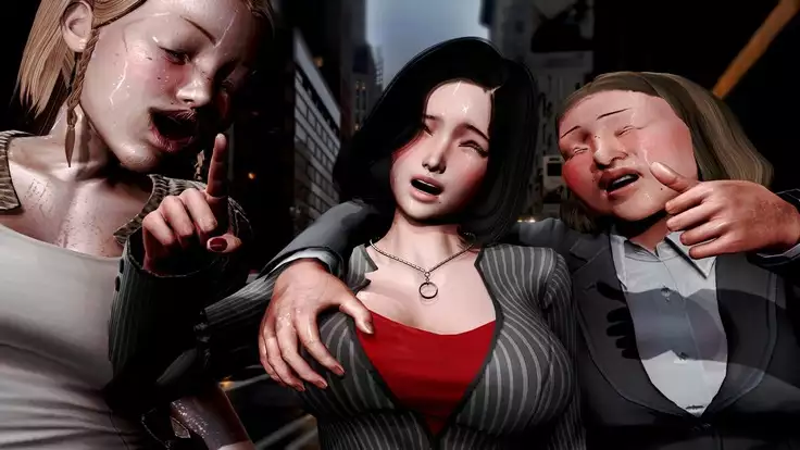 wife raped by her ugly lesbian superior officer at work