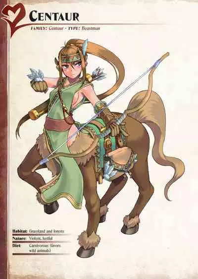 [Kurobinega (Kenkou Cross)] Mamono Musume Zukan I -Monster Girl Encyclopedia- Vol. 1 [English]