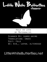 (C83) [saka☆muke (Mayonnaise.)] HOLE IN LOVE (Shuukan Nikubanare Ni-gou) [English] =LWB=