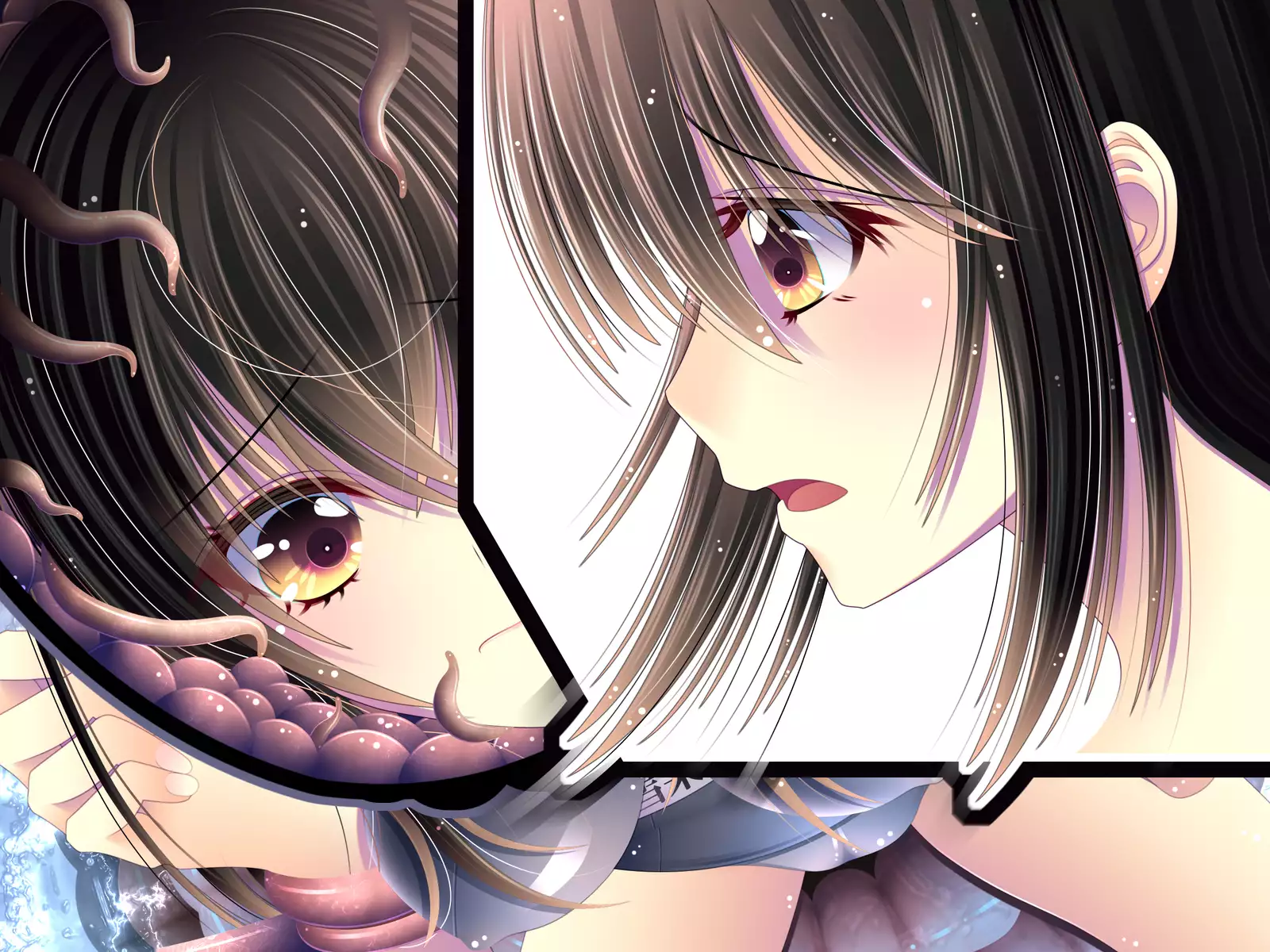 yabure, bakunyu chochichi naedoko ni, benki ni Daraku To sa reru hiroin!~ Hime ￮ setsuna ~