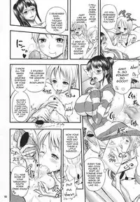 (Futaket 6) [Arsenothelus (Rebis, Chinbotsu)] Midarezaki Joshuu Kaizoku 2 -Robin to Nami no Love Love Mitsu Shibori hen- (ONE PIECE) [English]