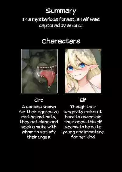 Elf-san ga Hatsujou Orc ni Deattara... | When and Elf Meets an Orc in Heat...