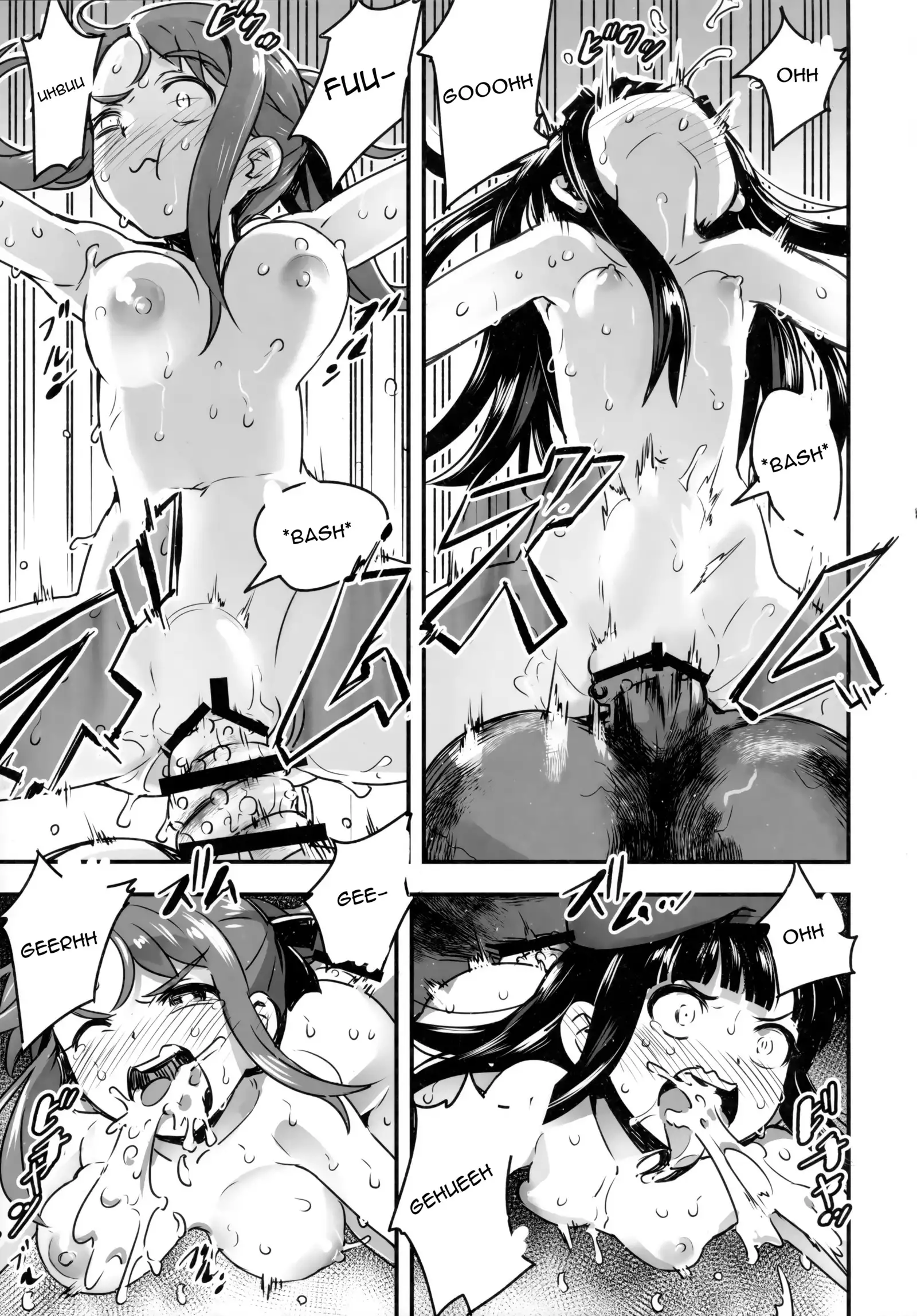 Hadakahime Honoka San Kyodai Osubuta vs Chounouryoku Shoujo!