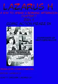 [Zen9] Taikutsu na Gogo no Sugoshikata Ch. 1-7 | A Way to Spend a Boring Afternoon Ch. 1-7 [English] [Lazarus H]