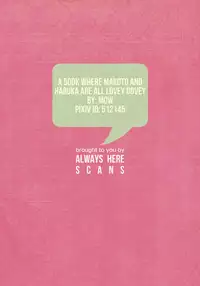 [mow (Shiine)] A Book Where Makoto and Haruka are all Lovey Dovey (Free!) [ENG] [Always Here Scans]