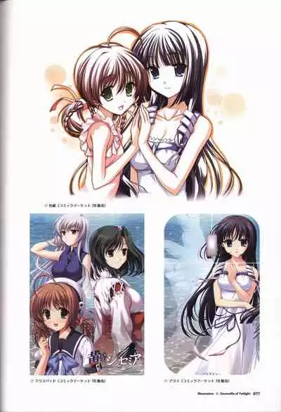 Tasogare no Sinsemilla Official Visual Fan book