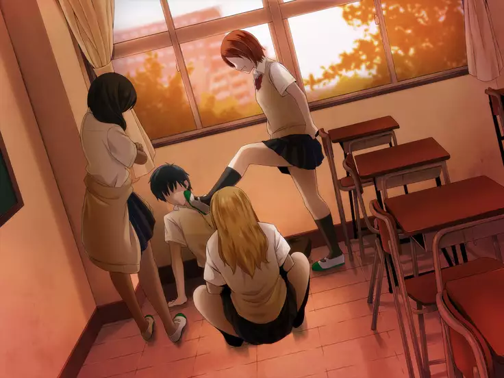 Kyousei Netorare Seitokaichou ~Chinpira no Nikubou o Musaboru Boku no Kanojo~