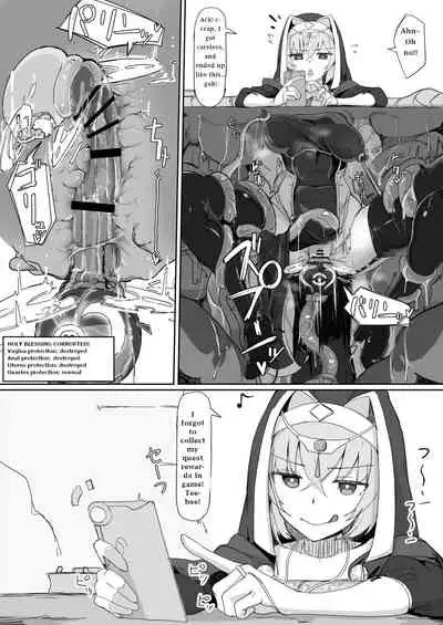 [Ichijikushirabe Shiki (Shirabe Shiki)] Teikyuu Zako Inma no Shokushu ga Fukai nanode Kankaku Shadan Mahou o Tenkai Shimashita wa!! | I deployed sensory deprivation magic against a tentacle incubus monster because it felt gross. [English]