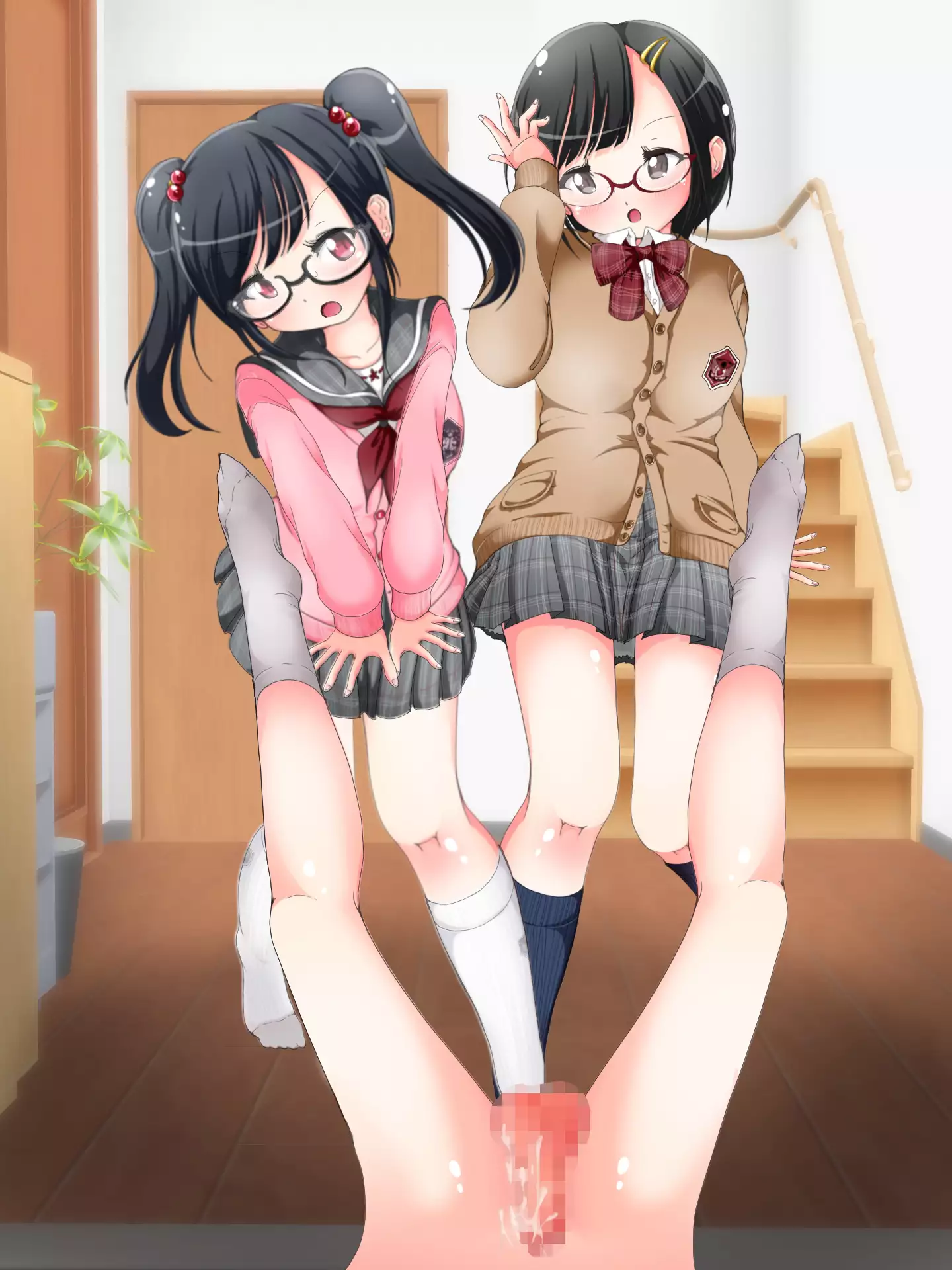 Ashi de Nando mo Choukyou Sarechau!! Aki no Seifuku Kaikan Ashikoki