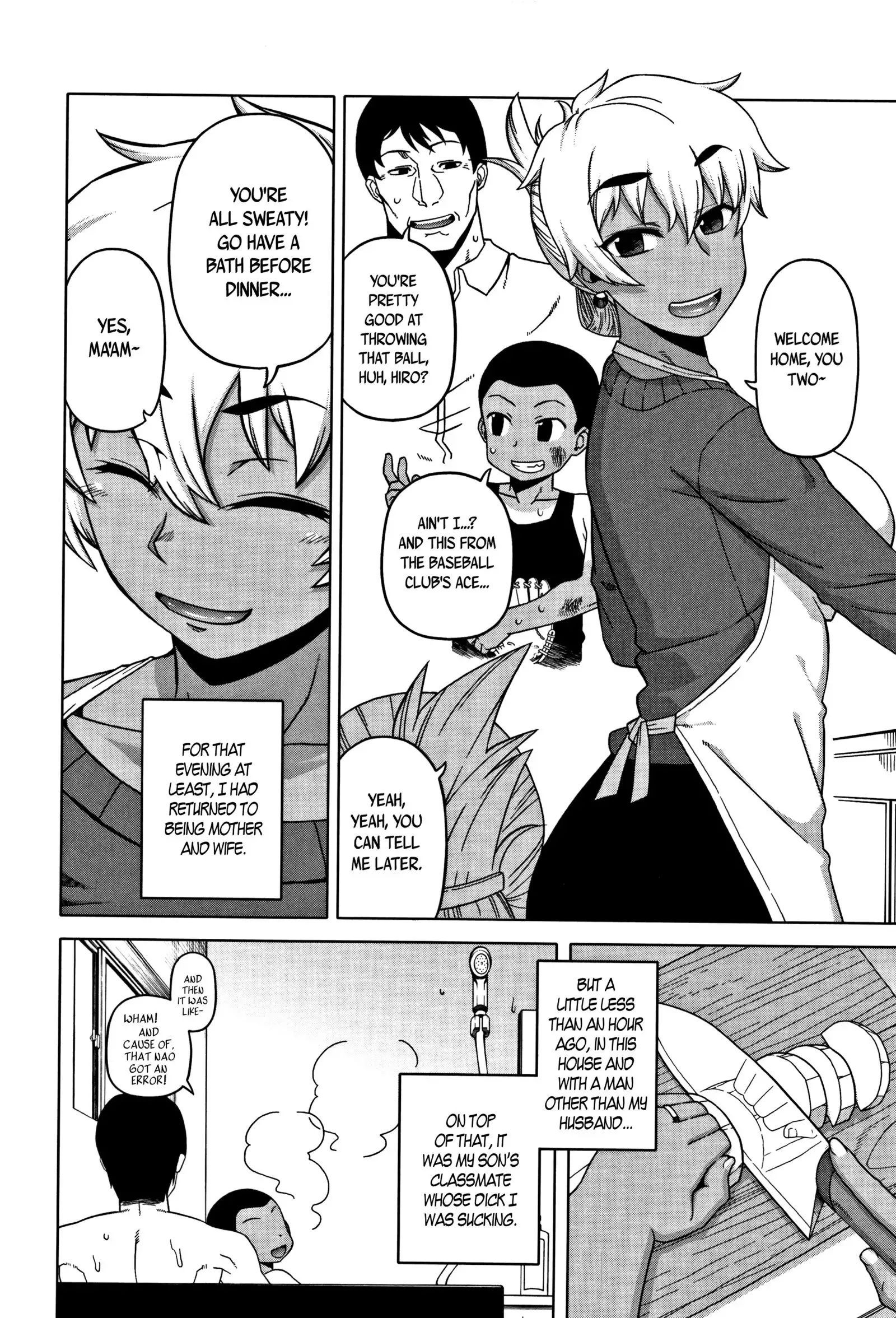 Hitozuma A-san to Musuko no Yuujin N-kun - Married wife A and son's friend N-kun Ch. 1-4