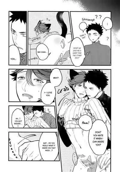 (C93) [Rototika (Kamishi Yue)] Iwa-chan no Neko ni Naritai 2 (Haikyuu!!) [English]