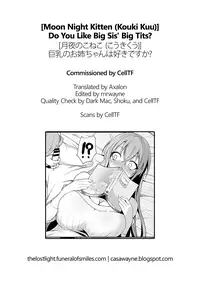 [Moon Night Kitten (Kouki Kuu)] Kyonyuu no Onee-chan wa Suki desu ka? | Do You Like Big Sis' Big Tits? [English] =TLL + CW= [Digital]