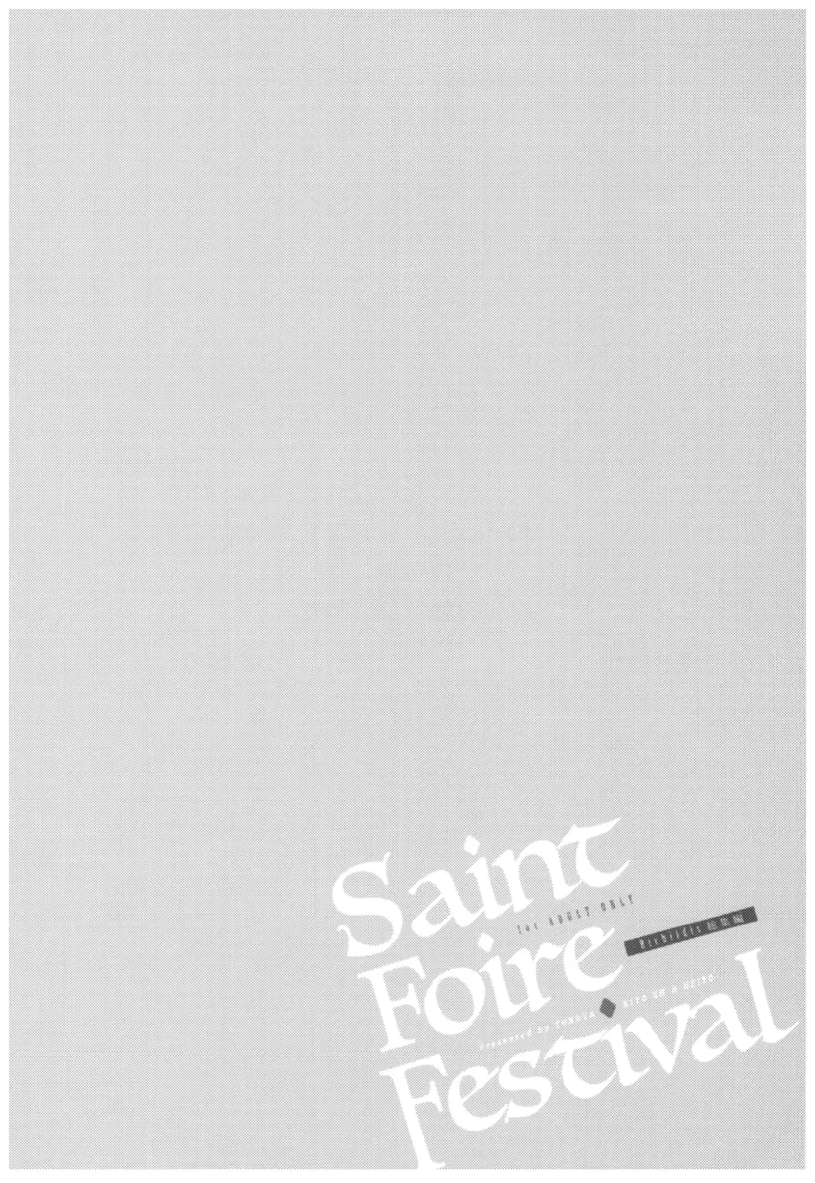 Saint Foire Festival Richildis Soushuuhen