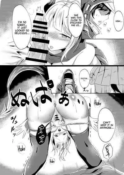 [Shachi (Kokihanada)] Majime (?) na Kanojo no Souai Bolt | The Blue Love Bolt of a Serious (?) Girl (Arknights) [English] [UncontrolSwitchOverflow]