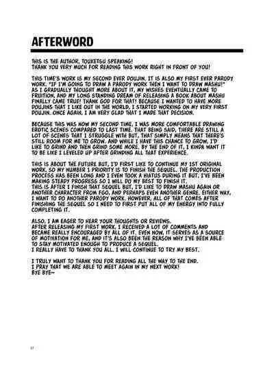 Mashu Must Deal with this Pushy n' Lusty Oji-san Whenever Senpai is Busy Rayshifting!