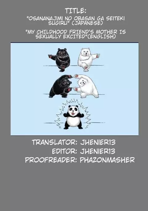Osananajimi no Obasan ga seiteki sugiru