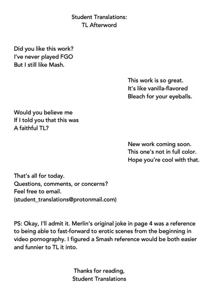 (C97) [Niwatoriya (Mitsui Ichigo)] Senpai Daisuki (Fate/Grand Order) [English] [Student Translations]