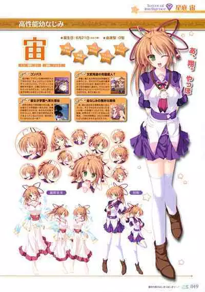 77 (Sevens) ~and, two stars meet again~ Visual Fanbook