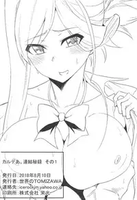 (C94) [Sekai no TOMIZAWA (Araki Jeccy)] Chaldea. Renketsu Hiroku Sono 1 (Fate/Grand Order)